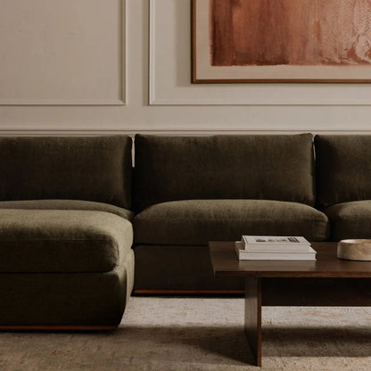 Rue Modern Rectangular Ottoman - LOOMLAN - Moe's Home - Ottomans