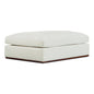 Rue Off White Feather - Filled Ottoman - LOOMLAN - Moe's Home - Ottomans