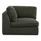 Rue Removable Back Cushions Corner Sofa-Modular Sofas-Moe's Home-Deep Green-LOOMLAN