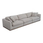 Rue Removable Back Cushions Modular Sofa-Modular Sofas-Moe's Home-Flecked Grey-LOOMLAN