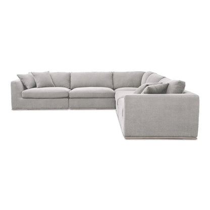 Rue Removable Back Cushions Sectional Sofa-Modular Sofas-Moe's Home-LOOMLAN