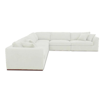 Rue Removable Back Cushions Sectional Sofa-Modular Sofas-Moe's Home-LOOMLAN