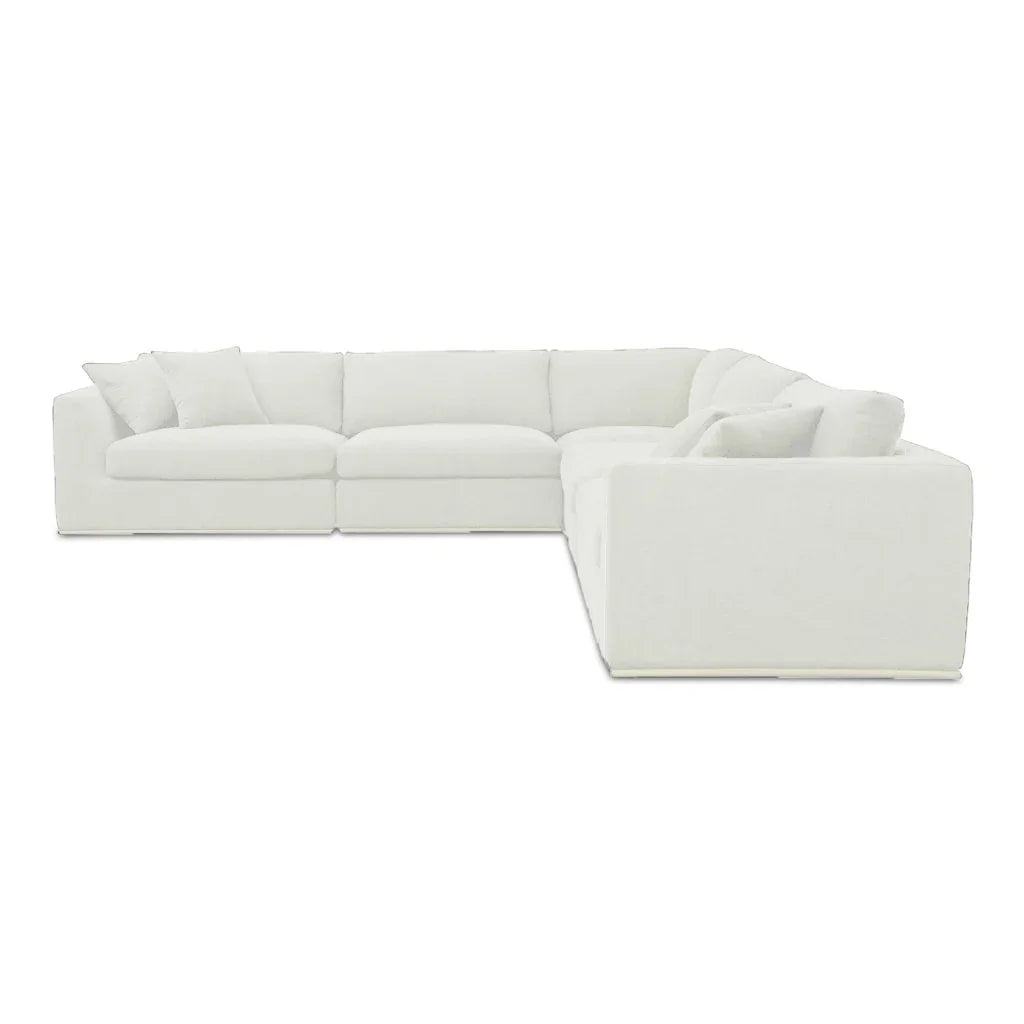Rue Removable Back Cushions Sectional Sofa-Modular Sofas-Moe's Home-LOOMLAN