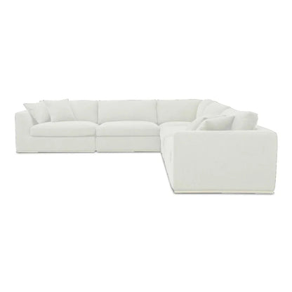 Rue Removable Back Cushions Sectional Sofa-Modular Sofas-Moe's Home-LOOMLAN