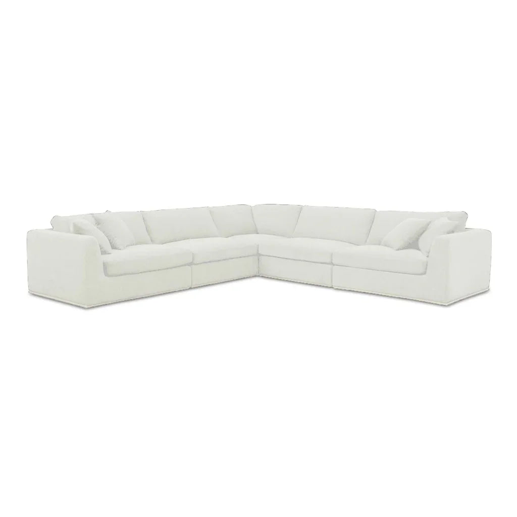 Rue Removable Back Cushions Sectional Sofa-Modular Sofas-Moe's Home-Off White-LOOMLAN