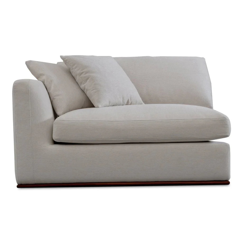 Rue Two Toss Cushions Corner Sofa-Modular Sofas-Moe's Home-Left Arm Facing-Off White-LOOMLAN