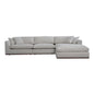 Rue Two Toss Cushions Lounge Sectional Sofa-Modular Sofas-Moe's Home-Off White-LOOMLAN