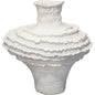 Ruffle Ceramic Decorative Vase Jamie Young - LOOMLAN - Jamie Young - Vases & Jars
