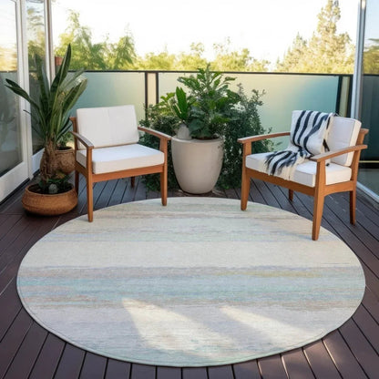 Runa Ivory Washable Indoor - Outdoor Rug - LOOMLAN - LOOMLAN Rugs - Outdoor Rugs