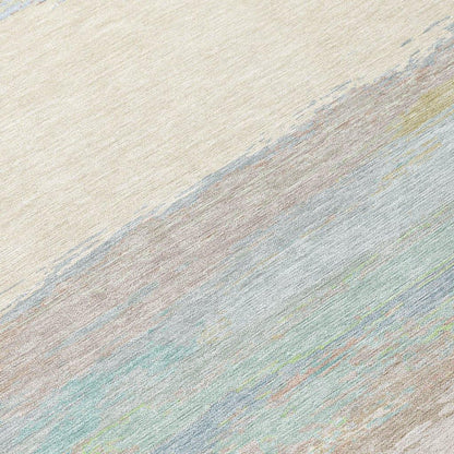 Runa Ivory Washable Indoor - Outdoor Rug - LOOMLAN - LOOMLAN Rugs - Outdoor Rugs