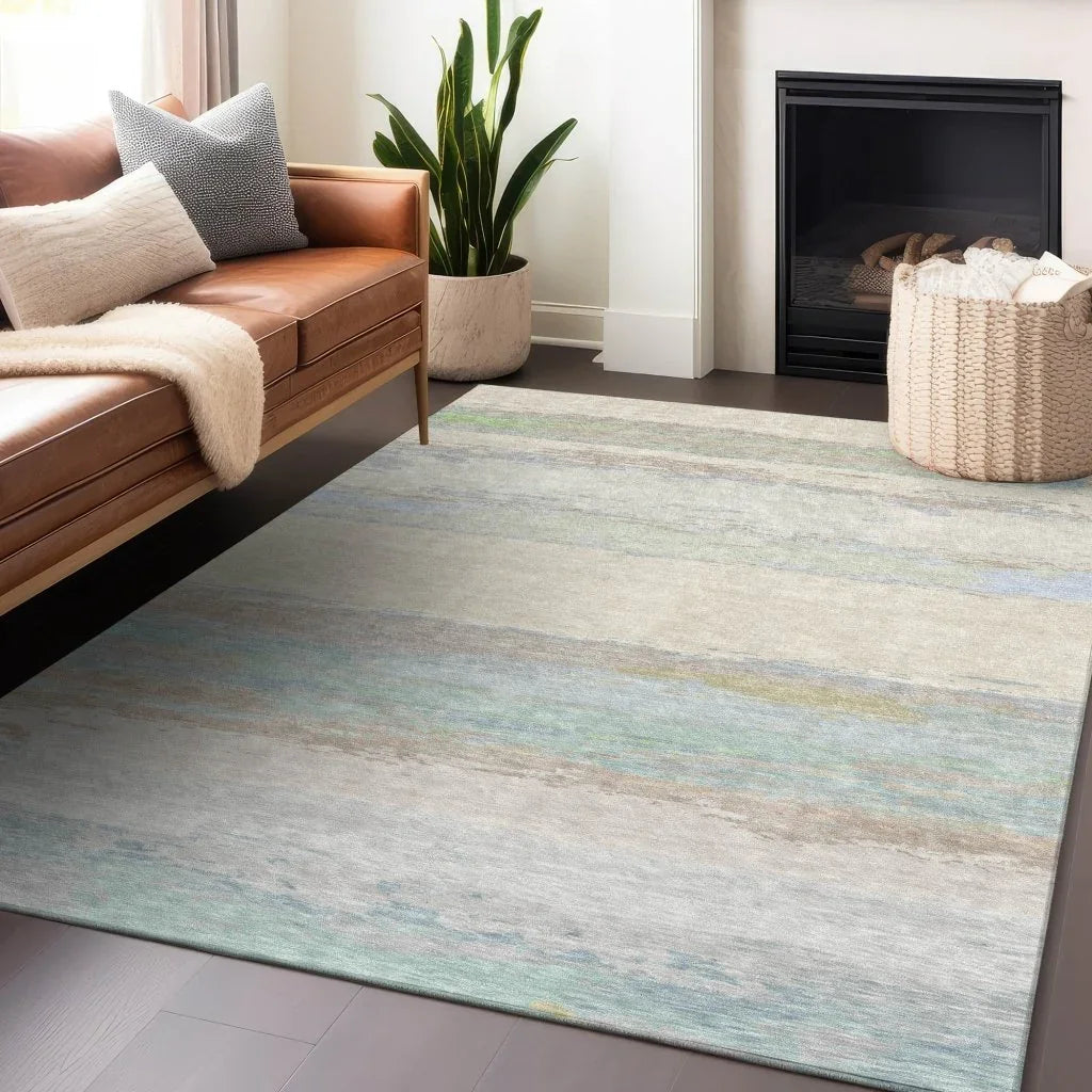 Runa Ivory Washable Indoor - Outdoor Rug - LOOMLAN - LOOMLAN Rugs - Outdoor Rugs