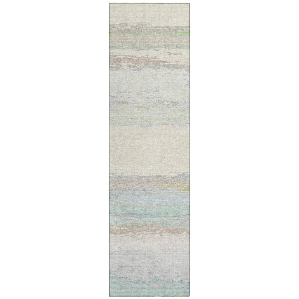Runa Ivory Washable Indoor - Outdoor Rug - LOOMLAN - LOOMLAN Rugs - Outdoor Rugs