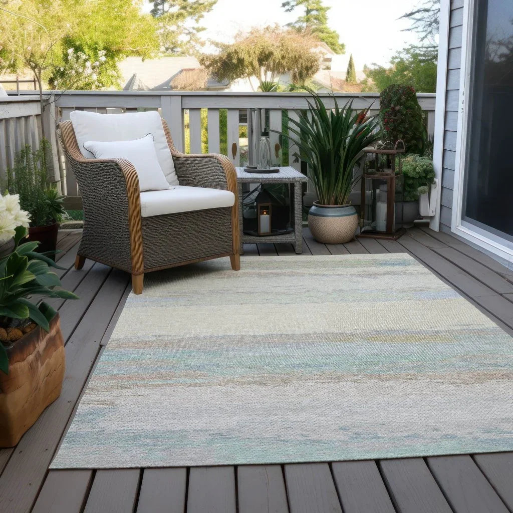 Runa Ivory Washable Indoor - Outdoor Rug - LOOMLAN - LOOMLAN Rugs - Outdoor Rugs