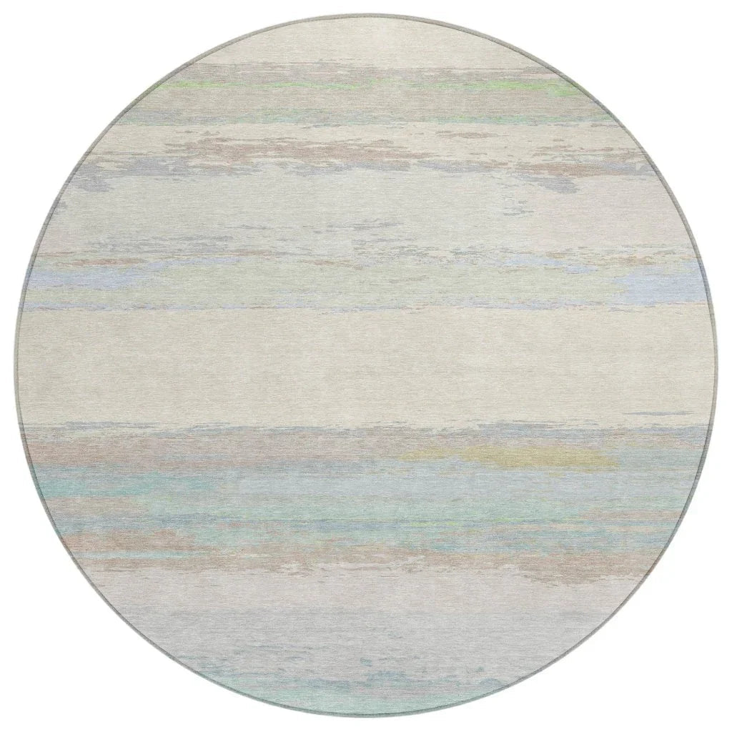 Runa Ivory Washable Indoor - Outdoor Rug - LOOMLAN - LOOMLAN Rugs - Outdoor Rugs