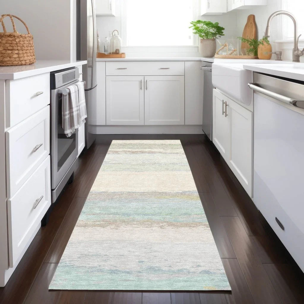 Runa Ivory Washable Indoor - Outdoor Rug - LOOMLAN - LOOMLAN Rugs - Outdoor Rugs