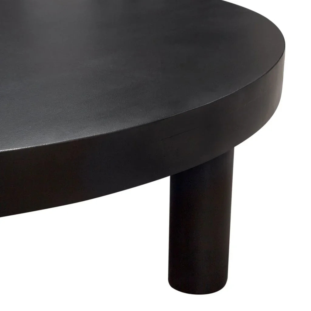 Rune Wood Top Round Cocktail Table - LOOMLAN - Diamond Sofa - Coffee Tables