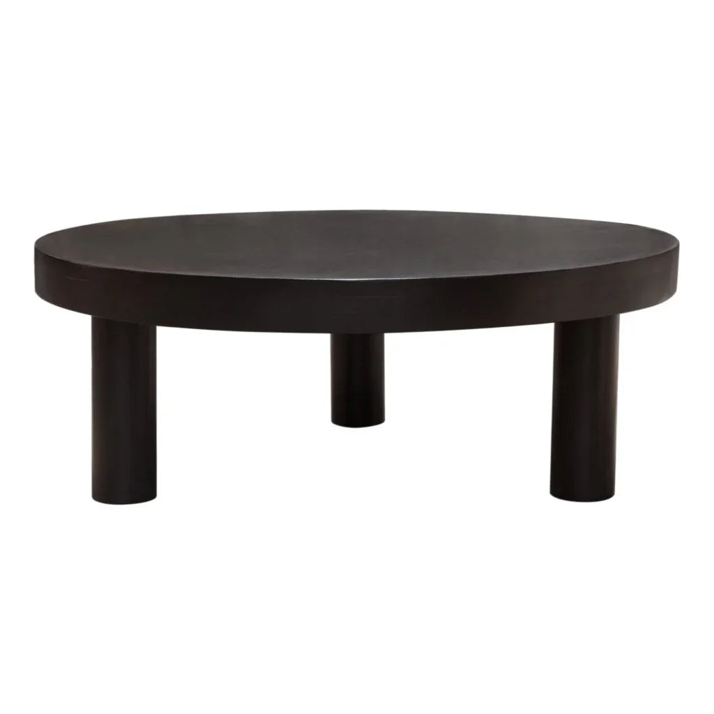 Rune Wood Top Round Cocktail Table - LOOMLAN - Diamond Sofa - Coffee Tables