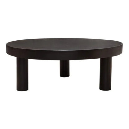 Rune Wood Top Round Cocktail Table - LOOMLAN - Diamond Sofa - Coffee Tables