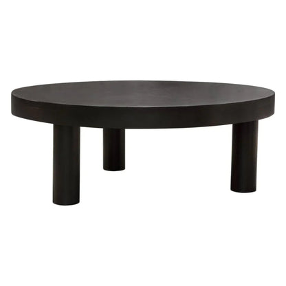 Rune Wood Top Round Cocktail Table - LOOMLAN - Diamond Sofa - Coffee Tables