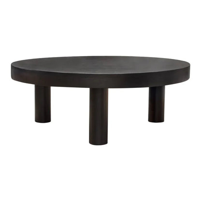 Rune Wood Top Round Cocktail Table - LOOMLAN - Diamond Sofa - Coffee Tables