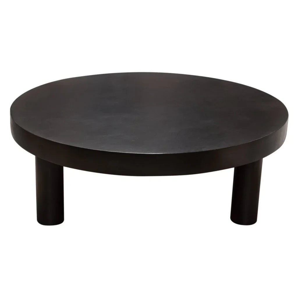 Rune Wood Top Round Cocktail Table - LOOMLAN - Diamond Sofa - Coffee Tables