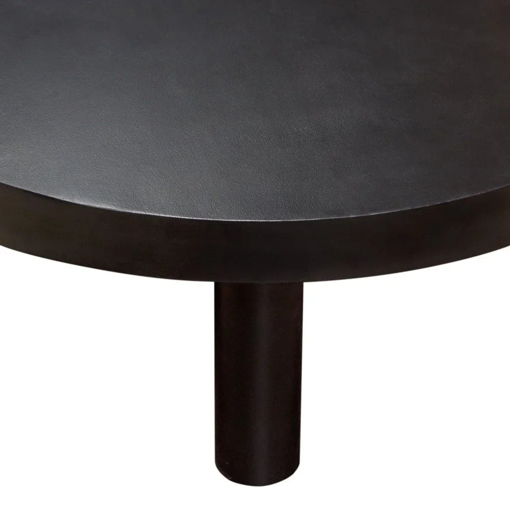 Rune Wood Top Round Cocktail Table - LOOMLAN - Diamond Sofa - Coffee Tables