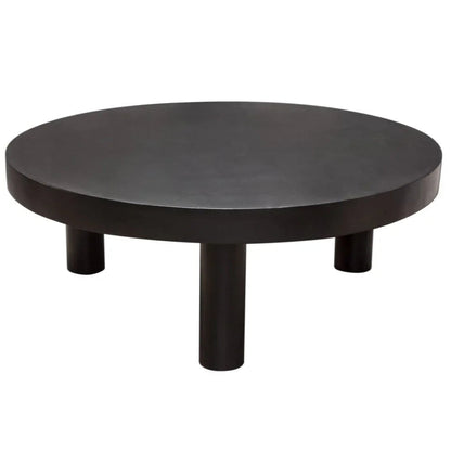 Rune Wood Top Round Cocktail Table - LOOMLAN - Diamond Sofa - Coffee Tables