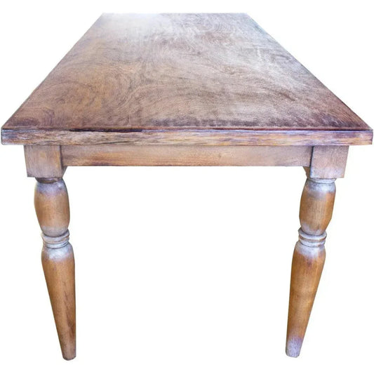 Rusic Farmhouse Wood Dining Table Pilar Seats 8-Dining Tables-Peninsula Home-LOOMLAN