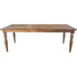 Rusic Farmhouse Wood Dining Table Pilar Seats 8-Dining Tables-Peninsula Home-LOOMLAN