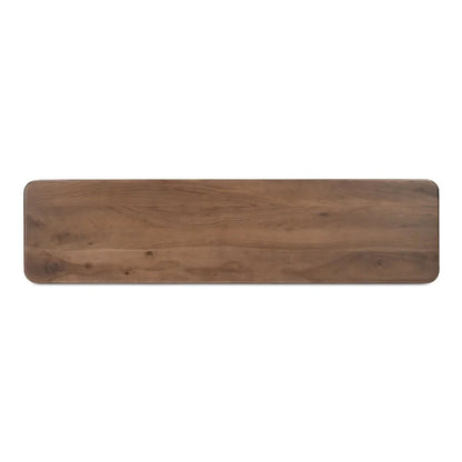 Russet Brown Acacia Wood Console Table - LOOMLAN - Moe's Home - Console Tables