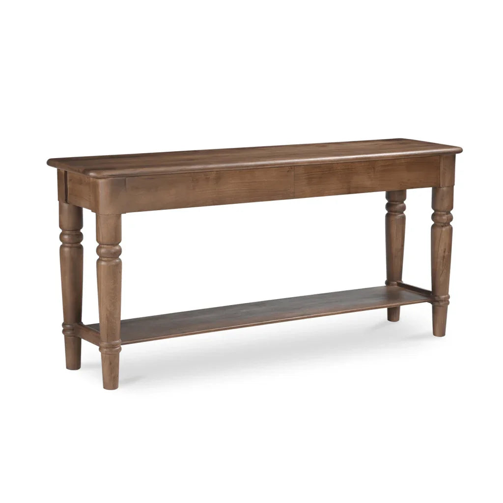 Russet Brown Acacia Wood Console Table - LOOMLAN - Moe's Home - Console Tables