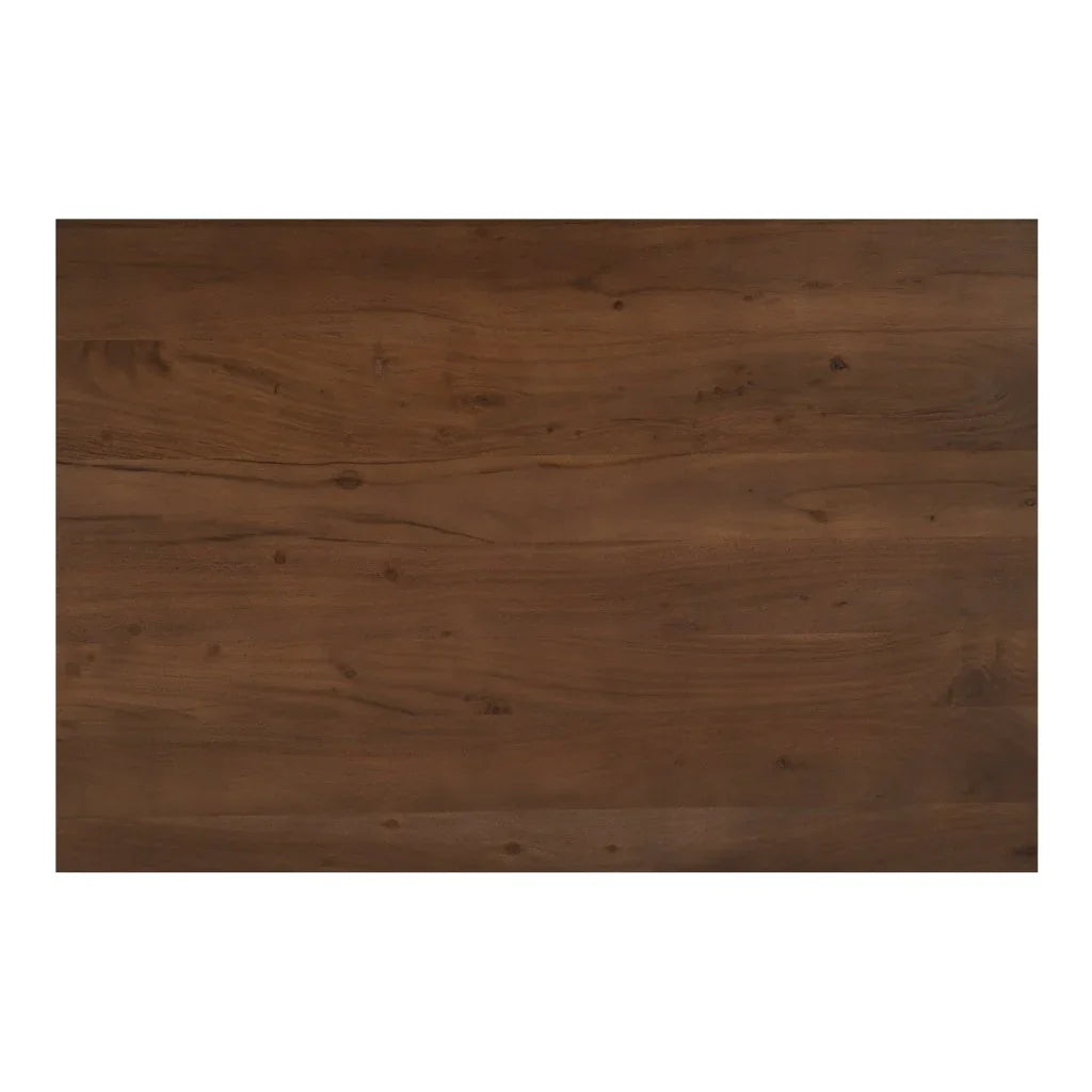 Russet Brown Rectangular Dining Table-Dining Tables-Moe's Home-LOOMLAN