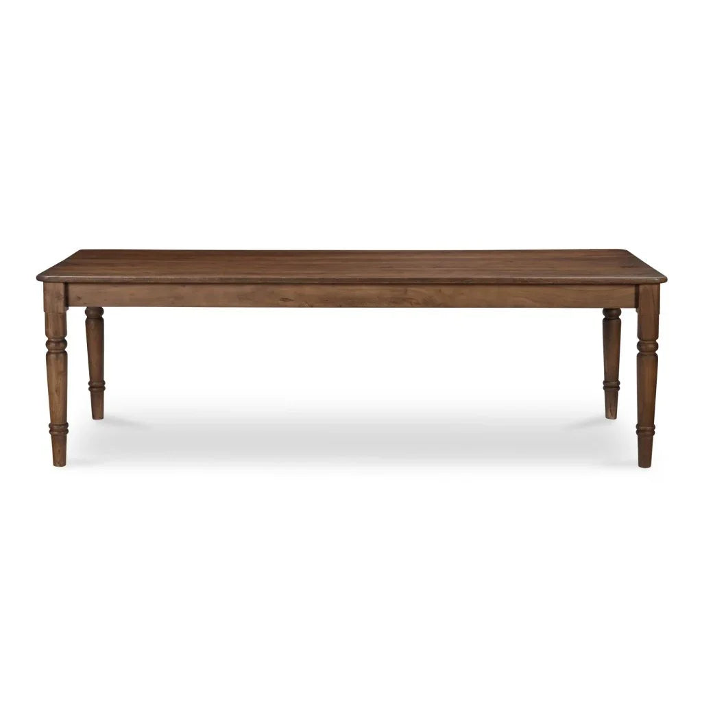 Russet Brown Rectangular Dining Table-Dining Tables-Moe's Home-LOOMLAN