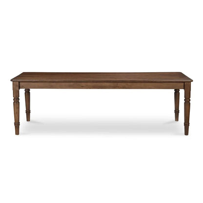 Russet Brown Rectangular Dining Table-Dining Tables-Moe's Home-LOOMLAN