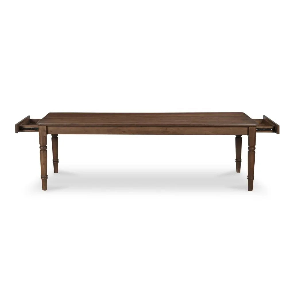 Russet Brown Rectangular Dining Table-Dining Tables-Moe's Home-LOOMLAN