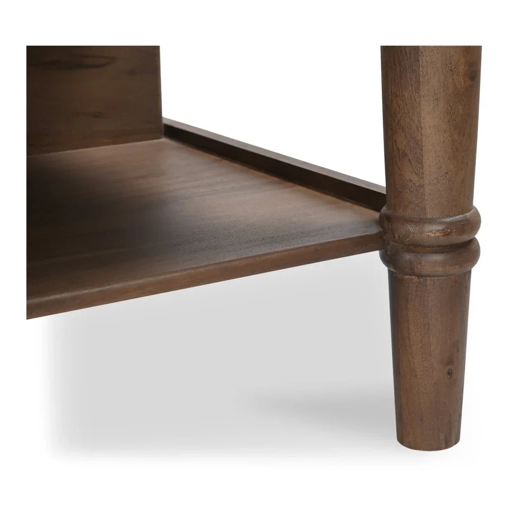 Russet Kitchen Island Brown Acacia Wood Counter Table - LOOMLAN - Moe's Home - Counter Tables