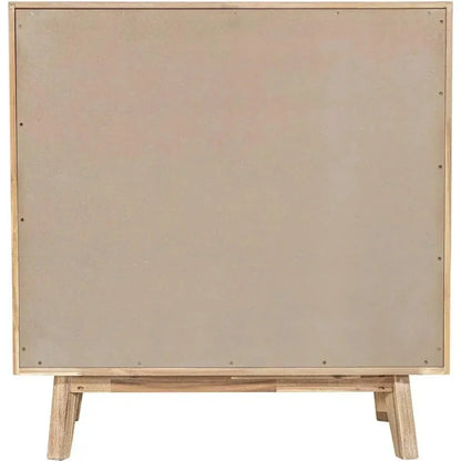 Rustic Brown Solid Wood Gia 5 Drawer Chest - LOOMLAN - LH Imports - Chests