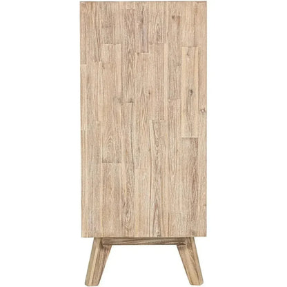 Rustic Brown Solid Wood Gia 5 Drawer Chest - LOOMLAN - LH Imports - Chests