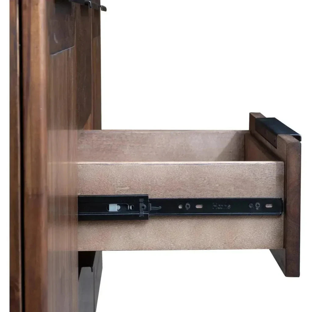 Rustic Credenza With Drawers - LOOMLAN - LH Imports - Sideboards