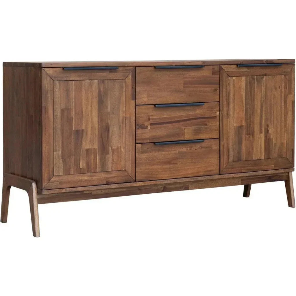 Rustic Credenza With Drawers - LOOMLAN - LH Imports - Sideboards