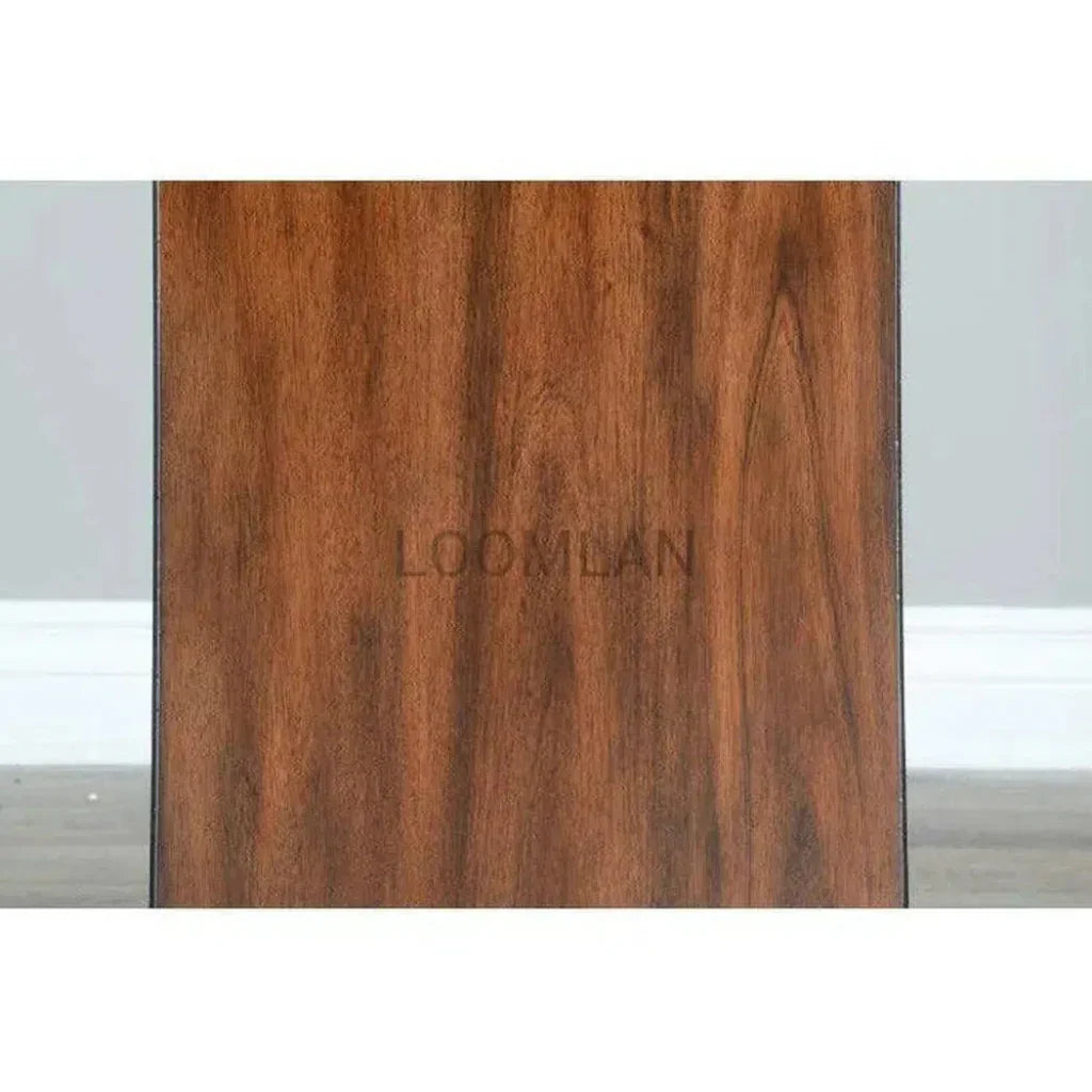 Rustic Dining Bench With Stretcher - LOOMLAN - Sunny D - Dining Benches