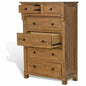 Rustic Farmhouse Rustic Chest of Drawers - LOOMLAN - Sunny D - Chests