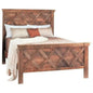 Rustic Brown Wooden Bed Frame - LOOMLAN - LOOMLAN - Beds