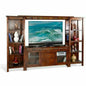 RusticEntertainment Center TV Stand Slate - LOOMLAN - Sunny D - TV Stands & Media Centers