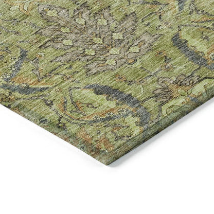 Rustica Aloe Washable Indoor-Outdoor Rug-Outdoor Rugs-LOOMLAN Rugs-LOOMLAN