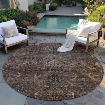 Rustica Fudge Washable Indoor-Outdoor Rug-Outdoor Rugs-LOOMLAN Rugs-LOOMLAN