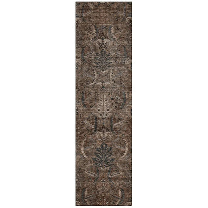 Rustica Fudge Washable Indoor-Outdoor Rug-Outdoor Rugs-LOOMLAN Rugs-2'3" x 7'6"-LOOMLAN