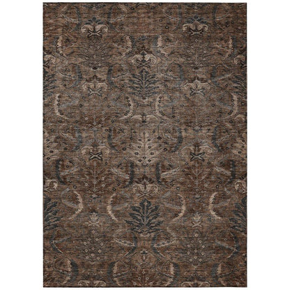 Rustica Fudge Washable Indoor-Outdoor Rug-Outdoor Rugs-LOOMLAN Rugs-2'6" x 3'10"-LOOMLAN