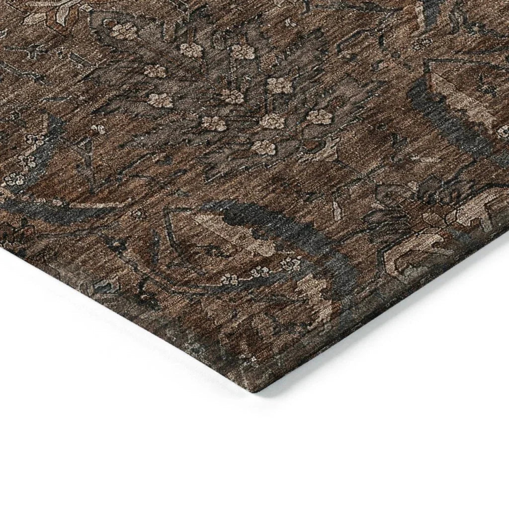 Rustica Fudge Washable Indoor-Outdoor Rug-Outdoor Rugs-LOOMLAN Rugs-LOOMLAN