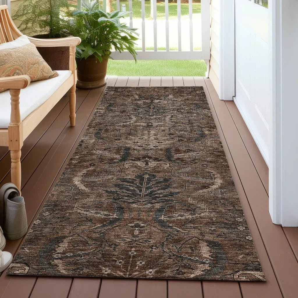 Rustica Fudge Washable Indoor-Outdoor Rug-Outdoor Rugs-LOOMLAN Rugs-LOOMLAN